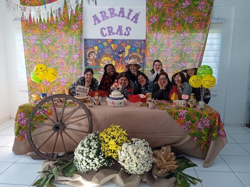 Arraiá do Cras promove diversão para o público da Assistência Social