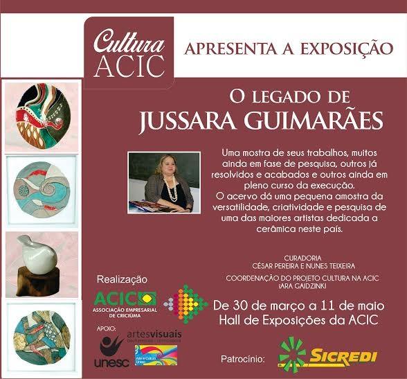 Cultura ACIC retorna com exposição de Jussara Guimarães
