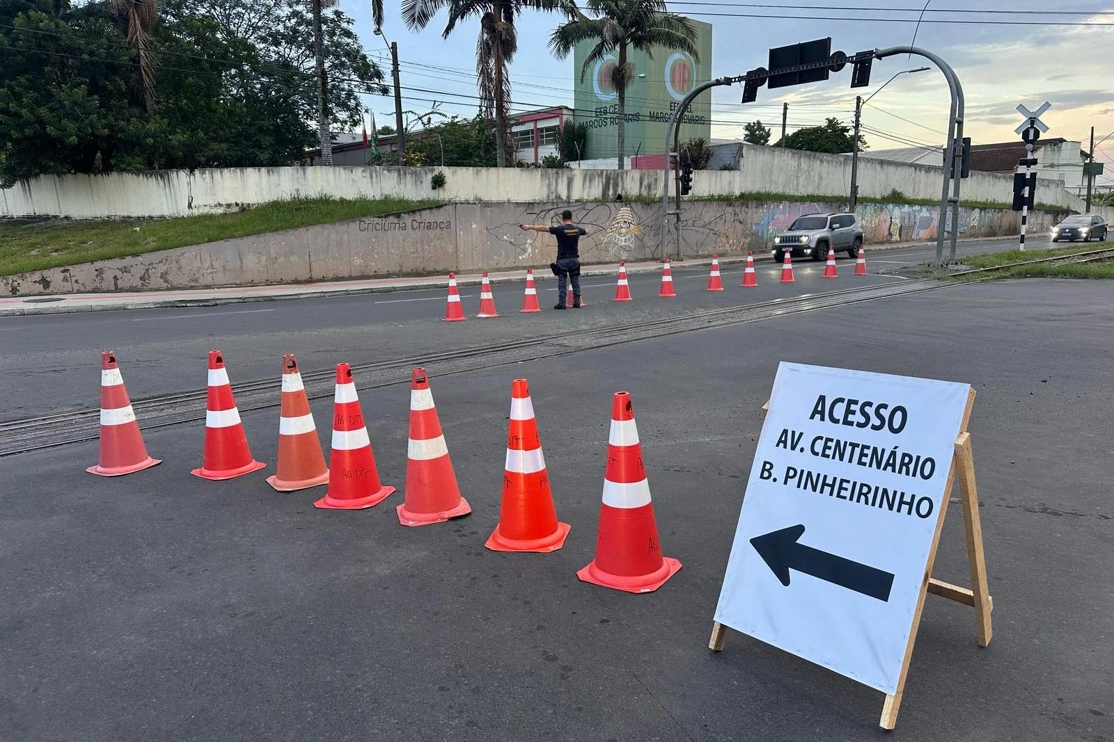 Diretoria de Trânsito anuncia nova intervenção na avenida Centenário, no Pinheirinho