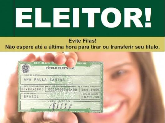 Atenção eleitores: títulos devem ser feitos e atualizados até dia 9 de maio