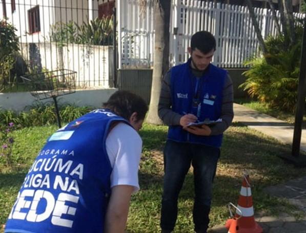 Programa Se Liga na Rede realiza vistorias em 13 ruas no Centro de Criciúma 