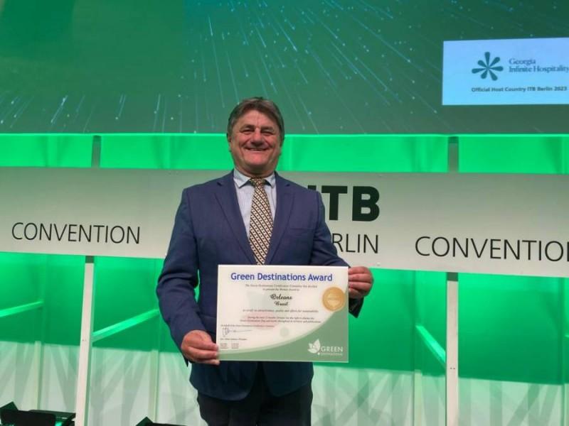 Orleans recebe Certificado de Destino Turístico Sustentável