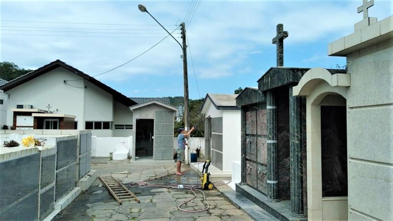 Finados: definido prazos para obras e limpezas no Cemitério Municipal de Urussanga  