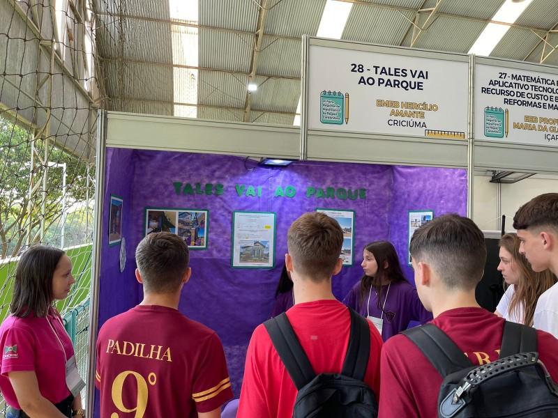 Com mais de 30 escolas participantes, Feira Regional de Matemática acontece em Criciúma