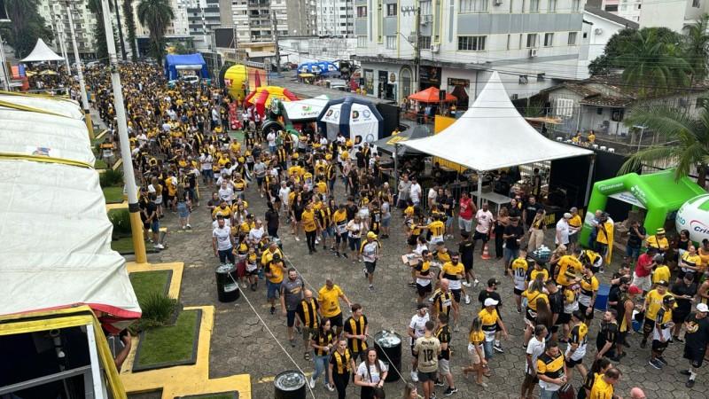 Movimento intenso nos arredores do Majestoso antecede decisão do Catarinense