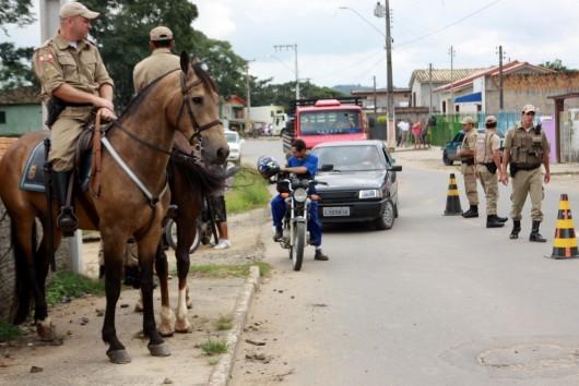 PM realiza operação na Zona Sul de Criciúma
