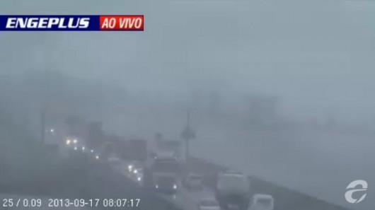 Tempo instável exige mais atenção dos motoristas