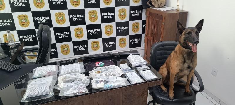 PM prende duas pessoas e apreende objetos de atividades criminais em Sombrio e Balneário Gaivota 