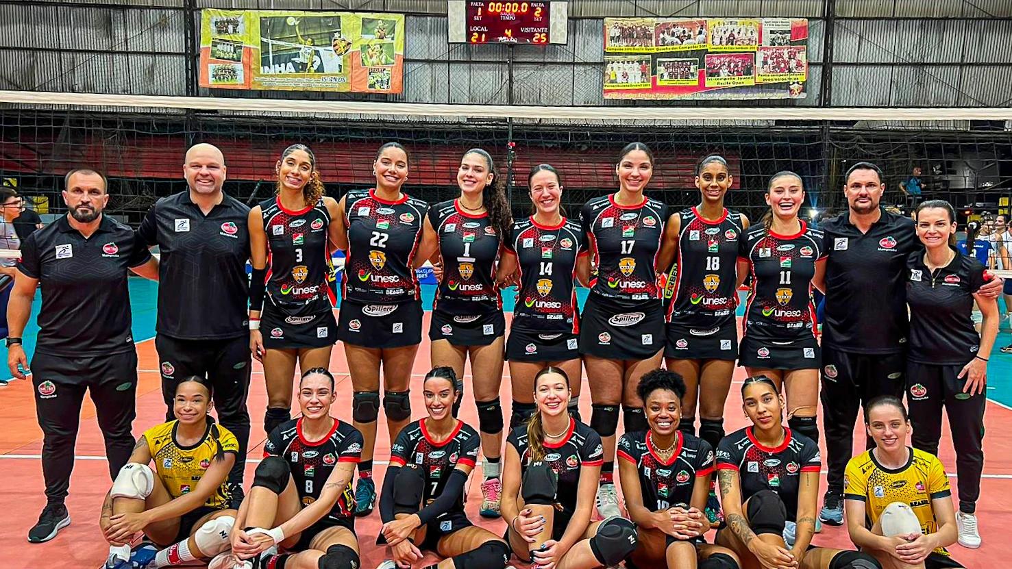 Vôlei Mampi conquista terceira vitória na Superliga B