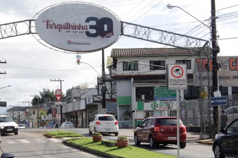 Instalação de câmeras de vigilância amplia a segurança em Forquilhinha