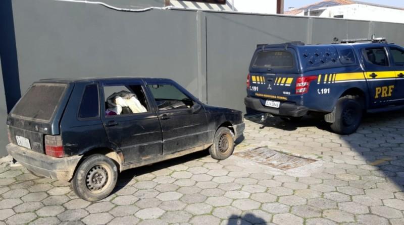 Motorista é preso após desobedecer ordem de parada e colidir em árvore