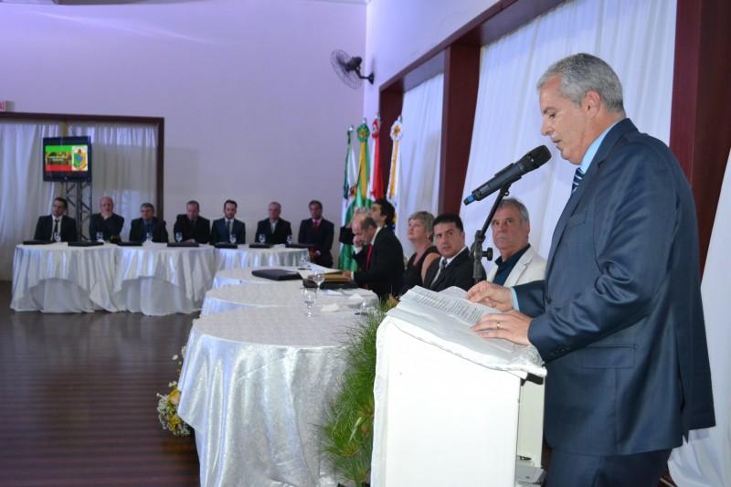 Gustavo Cancellier e Décio Silva são empossados em Urussanga