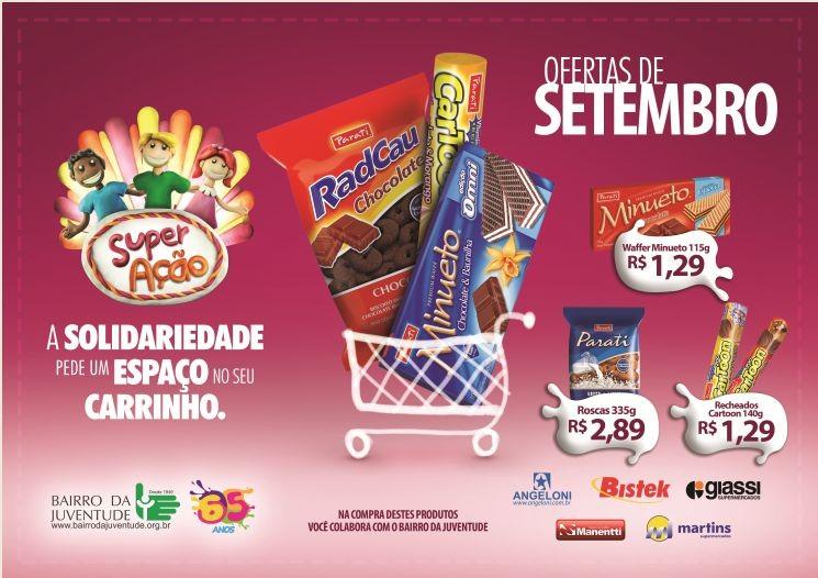Produtos Parati entram na campanha SuperAção do Bairro da Juventude