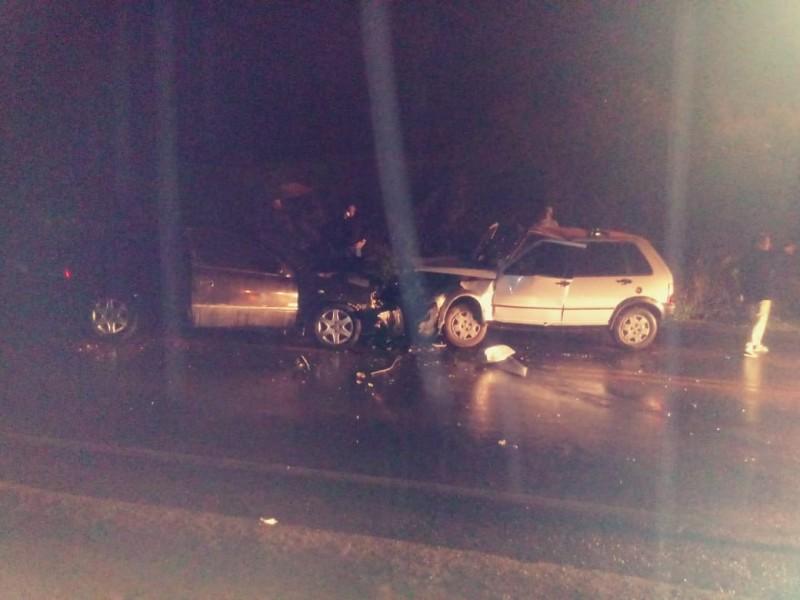 Foragido do sistema prisional colide carro frontalmente e acaba preso na SC-390 em Orleans 