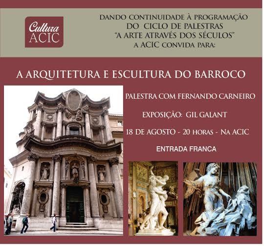 Cultura Acic fala sobre arquitetura e escultura do Barroco