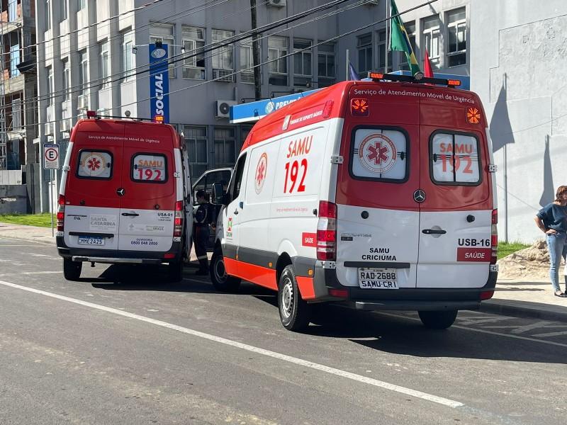 Após colisão entre dois carros, motorista passa mal e morre em Criciúma