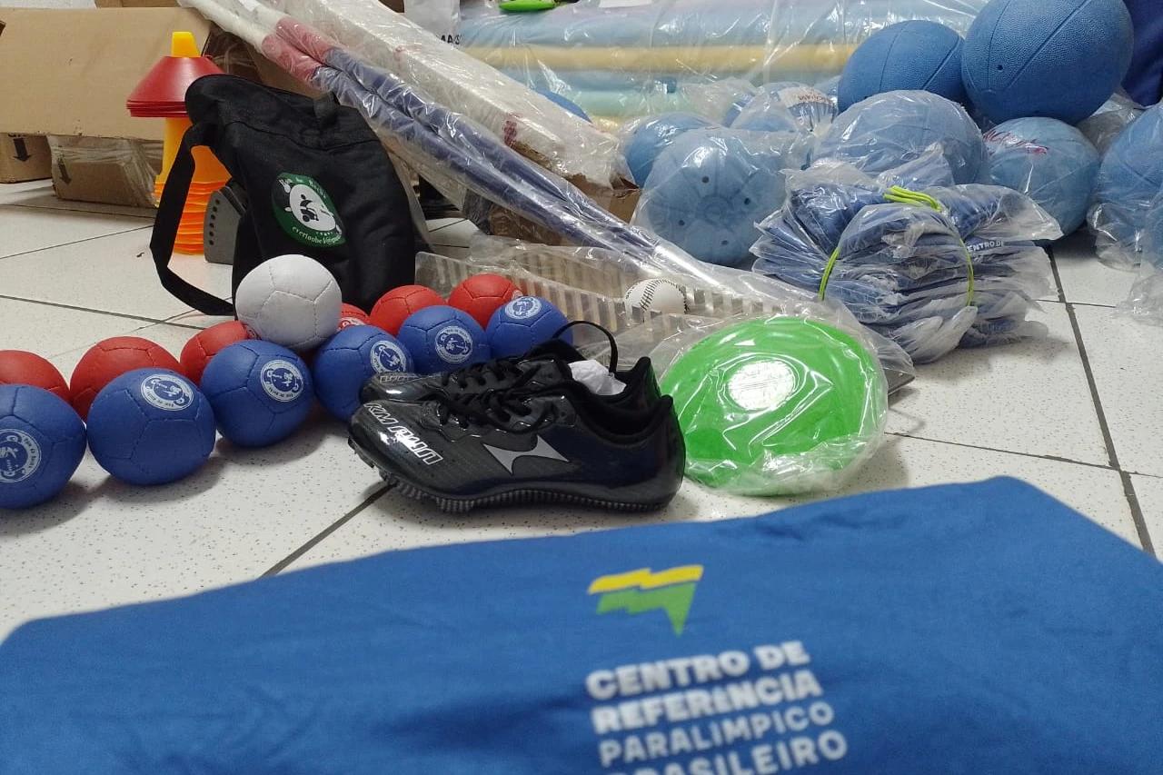 Criciúma recebe materiais esportivos do Comitê Paralímpico Brasileiro
