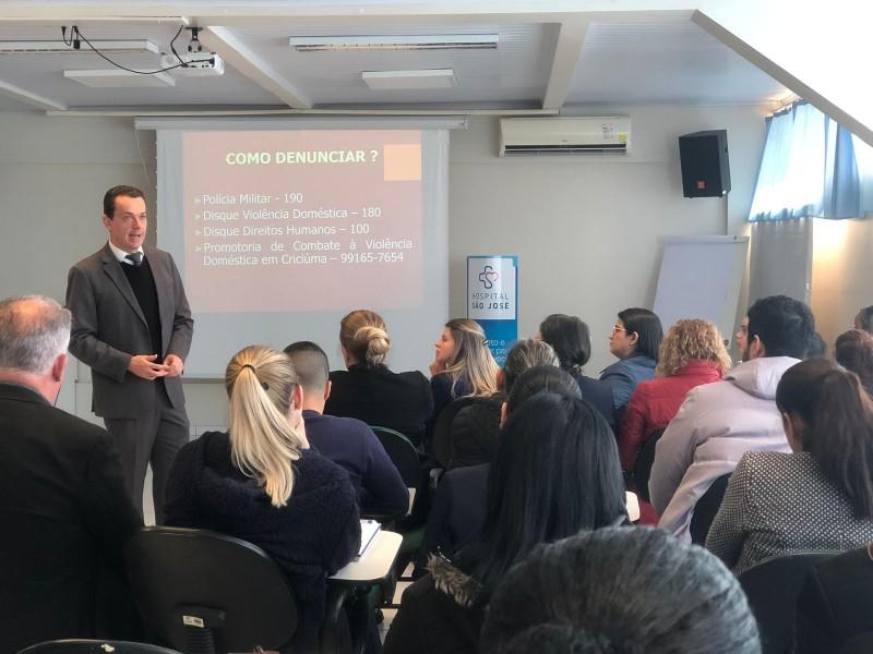 Violência doméstica é assunto de palestra no HSJosé