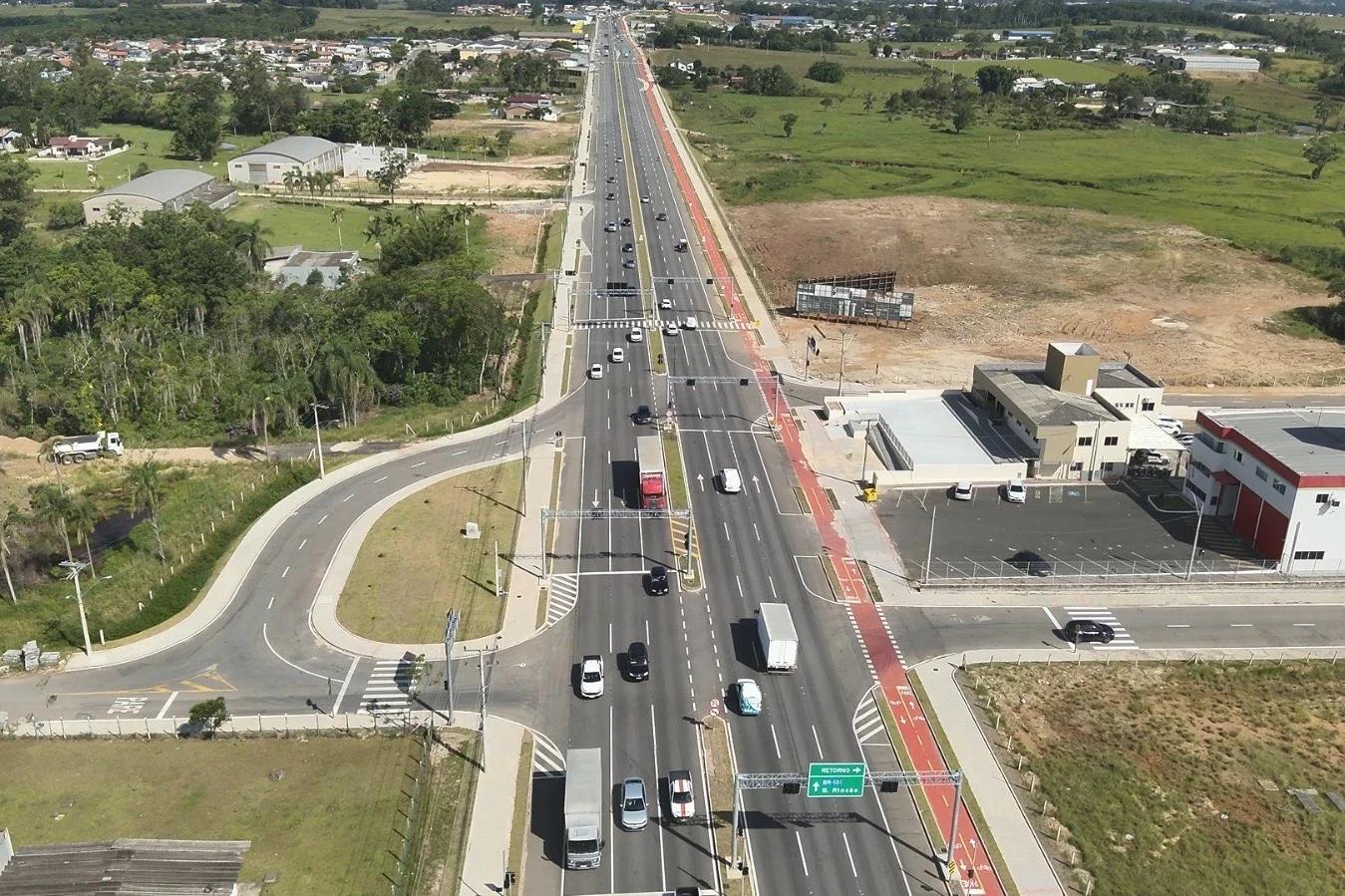 Com a presença do governador, duplicação da SC-445 será inaugurada nesta segunda-feira