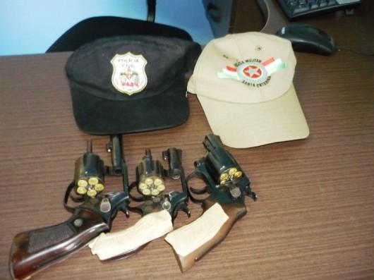 Polícia prende grupo com armas na região de Sangão