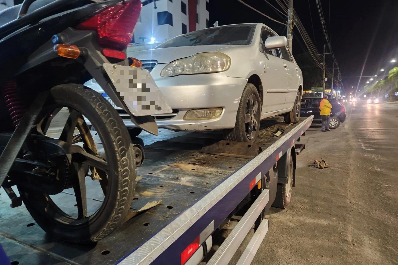 Operação de trânsito: nove veículos são recolhidos em Criciúma
