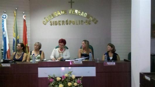 Câmara de Siderópolis promove sessão especial para o Dia da Mulher