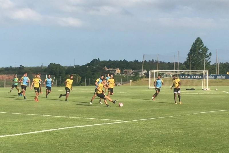 O alívio ao marcar o gol da vitória