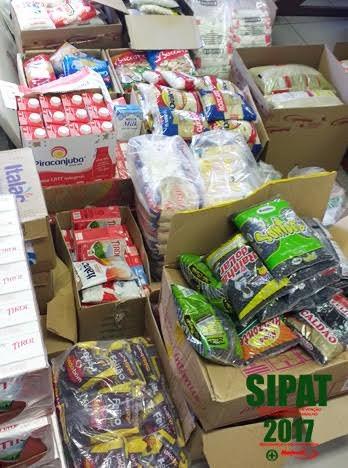 Três toneladas de alimentos e produtos de higiene arrecadados em gincana