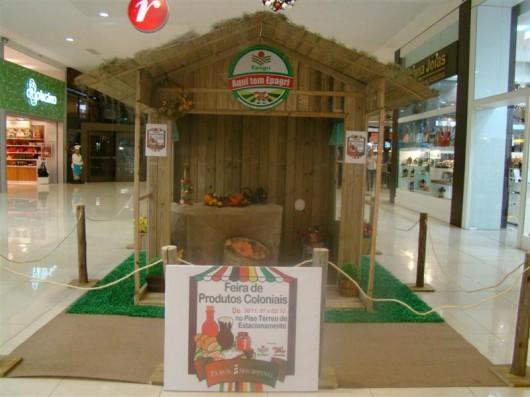 Farol Shopping abriga feira de produtos coloniais