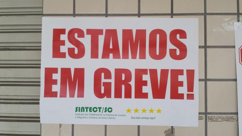 Profissionais dos correios em greve nesta quarta e quinta-feira