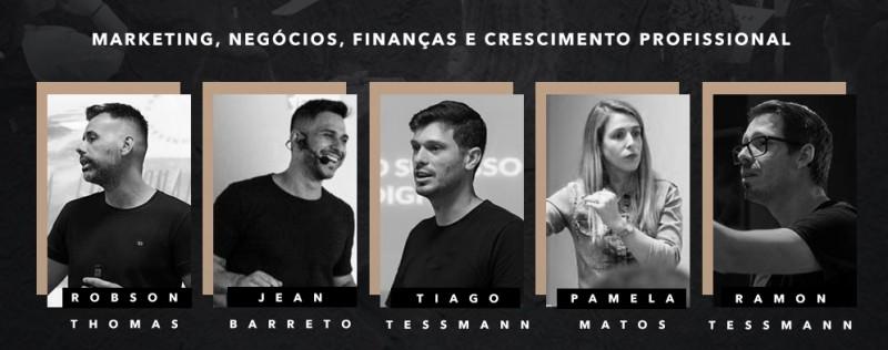 Marketing, negócios, finanças e crescimento profissional em workshop gratuito