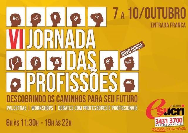  Esucri realiza sua 6ª Jornada das Profissões