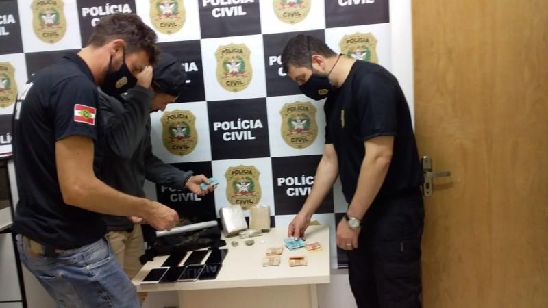 Polícia Civil realiza operação de combate ao tráfico de drogas em Turvo 