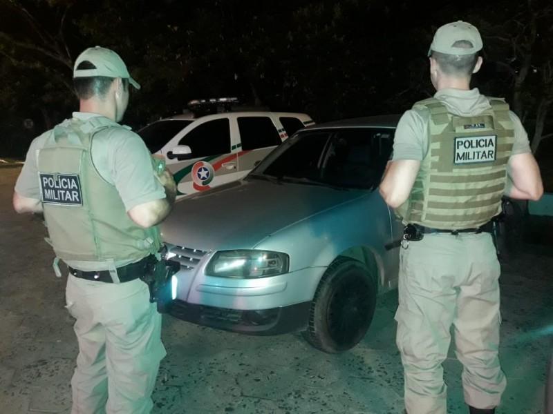 Veículo é roubado em Forquilhinha e Polícia Militar recupera carro na cidade de Criciúma