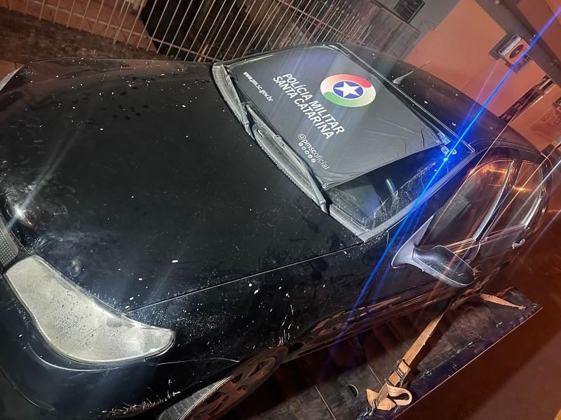 Furto de automóvel em Ermo termina com prisão de suspeito em Sombrio