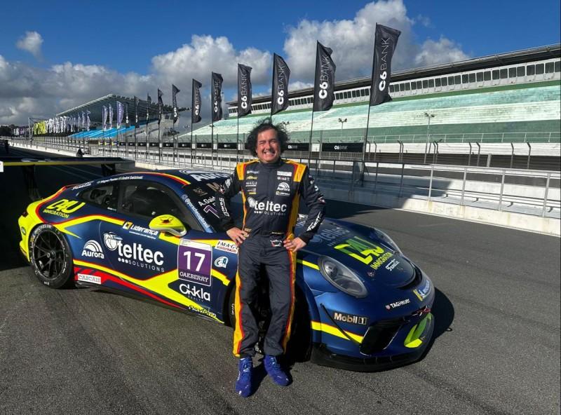 Piloto de Criciúma André Gaidzinski disputa primeira prova do endurance da Porsche Cup Brasil