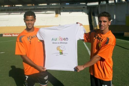 Jogadores do Tigre aderem à campanha do Autismo