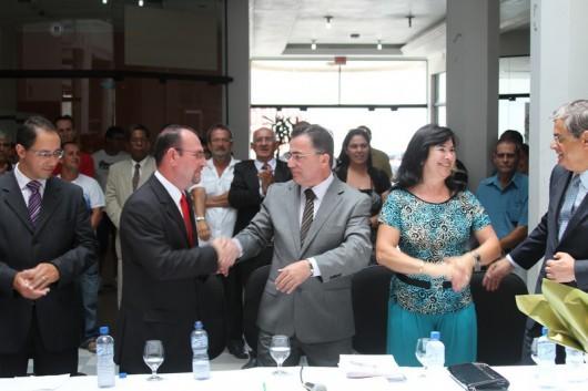 Prefeito e vereadores de Laguna tomam posse no Centro Administrativo Tordesilhas