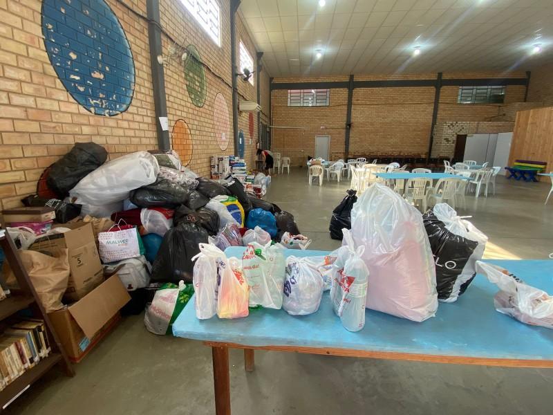Içara realiza mutirão para arrecadar donativos para o Rio Grande do Sul