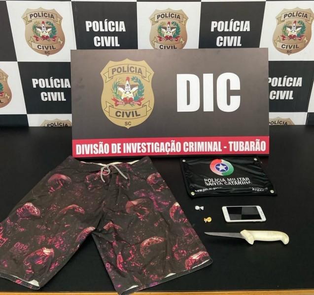 Polícia Civil e PM prendem suspeitos de roubo a posto de combustíveis em Tubarão