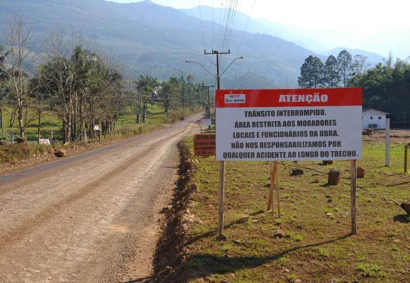 Serra da Rocinha seguirá com restrições no trânsito nas próximas semanas