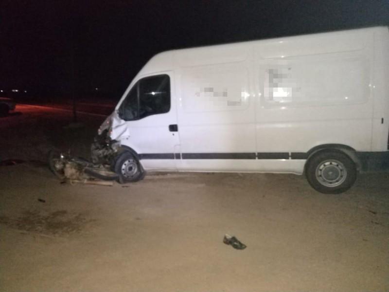 Motociclista morre após colisão frontal com furgão na SC-445, em Içara