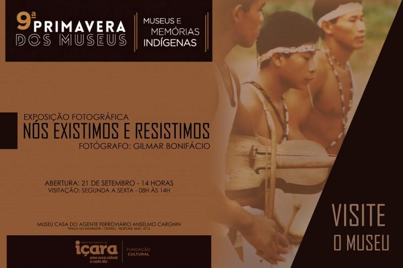 Içara realiza exposição de fotografias Indígenas 