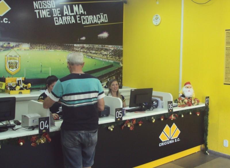 Secretaria do Criciúma em horário especial de Natal 