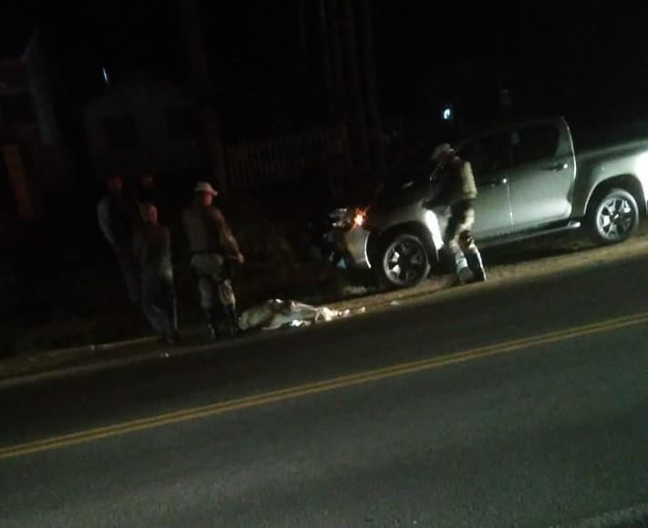 Homem de 58 anos morre atropelado na SC-370