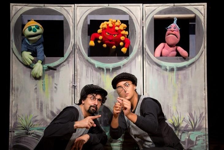 Treze de Maio recebe a Cia. de teatro BuZum! e seu espetáculo 'Perigo Invisível'