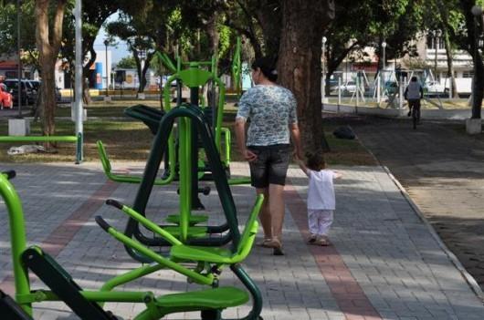 Academias ao ar livre não são parque de diversões  
