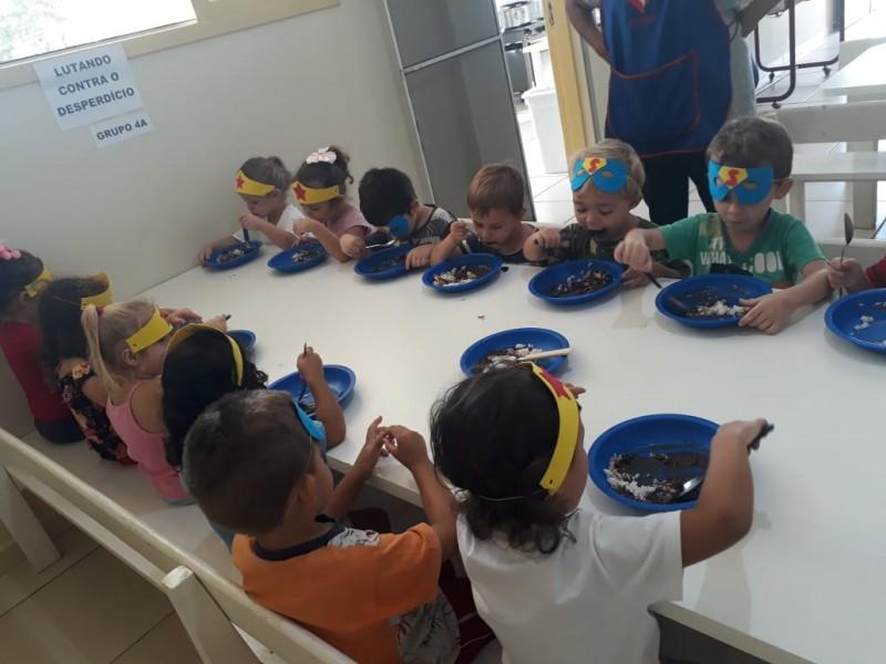 Luta contra desperdício é tema de atividades no Grupo 4 A do CEI Afasc Branca de Neve