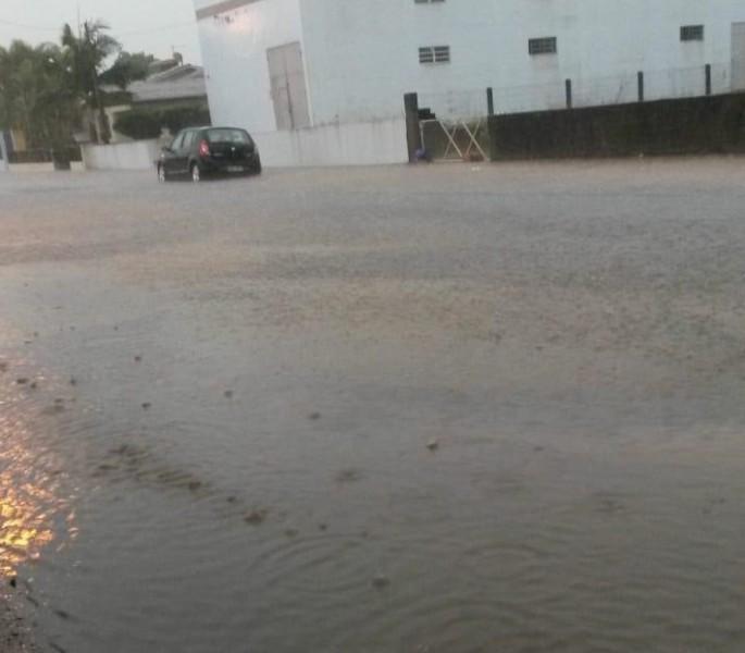 Em Jacinto Machado, choveu 56 milímetros em uma hora