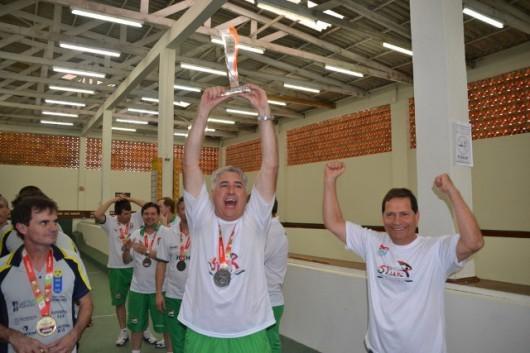 Prata veio na bocha masculina também para Criciúma